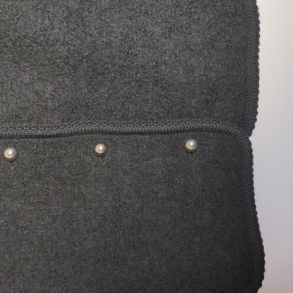 100% Wool Vintage Black Lady Jacket - Picture 4 of 5